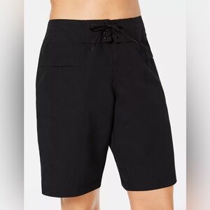 Island Escape  Women's Board Shorts Swimwear Black, Size 8 New